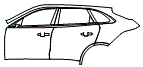 Door and Rear Fender Kit pattern for the 2026 Jaguar F-Pace