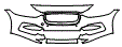 Bumper Kit pattern for the 2020 Jaguar XE