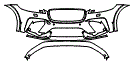 Bumper Kit pattern for the 2026 Jaguar F-Pace