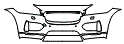 Bumper Kit pattern for the 2018 Jaguar F-Pace