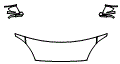 Hood, Fender and Mirror Kit pattern for the 2018 Jaguar E-Pace
