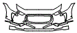 Bumper Kit pattern for the 2020 Jaguar I-Pace