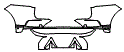 Rear Bumper Kit pattern for the 2020 Jaguar I-Pace