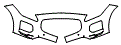 Bumper Kit pattern for the 2018 Jaguar E-Pace