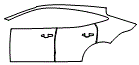 Door and Rear Fender Kit pattern for the 2024 Jaguar E-Pace