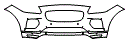 Bumper Kit pattern for the 2018 Jaguar E-Pace