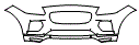 Bumper Kit pattern for the 2018 Jaguar E-Pace