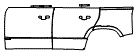 Door and Rear Fender Kit pattern for the 2022 Land Rover Defender