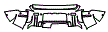 Rear Bumper Kit pattern for the 2022 Land Rover Defender