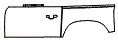 Door and Rear Fender Kit pattern for the 2025 Land Rover Defender