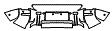 Rear Bumper Kit pattern for the 2025 Land Rover Defender