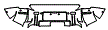 Rear Bumper Kit pattern for the 2025 Land Rover Defender
