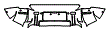 Rear Bumper Kit pattern for the 2025 Land Rover Defender