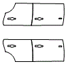 Door Kit pattern for the 2011 Land Rover Range Rover Sport