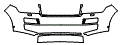 Grille and Bumper Kit pattern for the 2016 Land Rover Range Rover