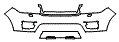 Bumper Kit pattern for the 2014 Land Rover Range Rover Sport