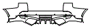 Rear Bumper Kit pattern for the 2015 Land Rover Range Rover Sport