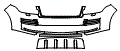 Bumper Kit pattern for the 2022 Land Rover Range Rover (Previous Generation)