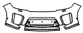 Bumper Kit pattern for the 2021 Land Rover Range Rover Sport