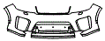 Bumper Kit pattern for the 2021 Land Rover Range Rover Sport