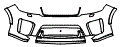 Bumper Kit pattern for the 2021 Land Rover Range Rover Sport
