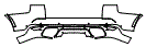 Rear Bumper Kit pattern for the 2021 Land Rover Range Rover Sport