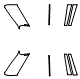 D-Pillar, C-Pillar and B-Pillar Kit pattern for the 2022 Land Rover Range Rover (Previous Generation)