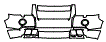 Grille and Bumper Kit pattern for the 2010 Land Rover LR2