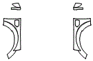 Full Fender, Fender and Mirror Kit pattern for the 2016 Land Rover LR4