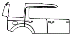 Door and Rear Fender Kit pattern for the 2016 Land Rover LR4