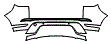 Rear Bumper Kit pattern for the 2027 Land Rover Range Rover Evoque