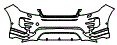 Bumper Kit pattern for the 2020 Land Rover Range Rover Evoque