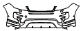 Bumper Kit pattern for the 2027 Land Rover Range Rover Evoque