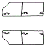 Door Kit pattern for the 2012 Land Rover Range Rover Evoque