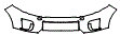 Bumper Kit pattern for the 2018 Land Rover Range Rover Evoque Coupe