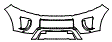 Bumper Kit pattern for the 2016 Land Rover Range Rover Evoque