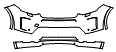 Bumper Kit pattern for the 2023 Land Rover Discovery Sport