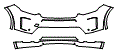 Bumper Kit pattern for the 2023 Land Rover Discovery Sport
