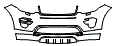 Bumper Kit pattern for the 2019 Land Rover Discovery Sport