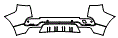 Rear Bumper Kit pattern for the 2019 Land Rover Discovery Sport