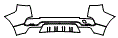 Rear Bumper Kit pattern for the 2019 Land Rover Discovery Sport