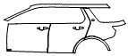 Door and Rear Fender Kit pattern for the 2026 Land Rover Discovery Sport