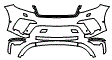 Bumper Kit pattern for the 2020 Land Rover Range Rover Velar