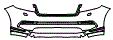 Bumper Kit pattern for the 2019 Land Rover Range Rover Velar