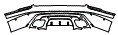 Rear Bumper Kit pattern for the 2026 Land Rover Range Rover Velar