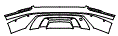 Rear Bumper Kit pattern for the 2026 Land Rover Range Rover Velar