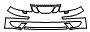 Bumper kit pattern for the 2004 SAAB 9-5