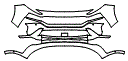 Bumper Kit pattern for the 2023 Hyundai Santa Fe (Canada)