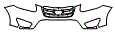 Bumper Kit pattern for the 2010 Hyundai Santa Fe