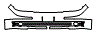 Bumper kit pattern for the 2005 Hyundai XG 350